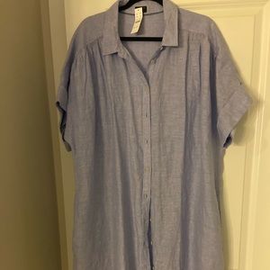 J. Crew Linen Shirtdress